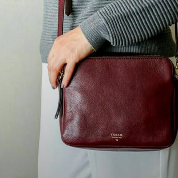 Fossil Sydney Leather Crossbody Bag - Picture 16 of 16